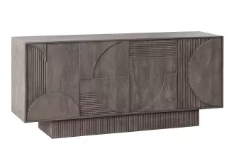 Komoda ART DECO II GREY 170 CM masiv mango Komoda ART DECO II GREY 170 CM masiv mango