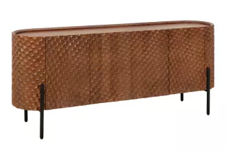 Komoda ADLON II 3D 180 CM hnědá masiv mango Komoda ADLON II 3D 180 CM hnědá masiv mango