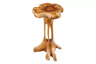 Odkládací stolek WILD ROOT 70 CM masiv teakové dřevo Odkládací stolek WILD ROOT 70 CM masiv teakové dřevo