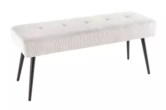 Lavice BOUTIQUE 100 CM béžová manšestr Lavice BOUTIQUE 100 CM béžová manšestr