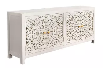 Komoda MARRAKECH 170 CM bílá masiv mango Komoda MARRAKECH 170 CM bílá masiv mango