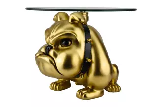 Konferenční stolek BULLDOG 55 CM zlatý