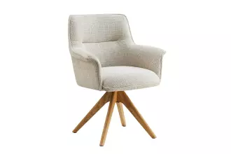 2SET jídelní židle LE GRAND 180° béžová/přírodní žinylková tkanina 2SET jídelní židle LE GRAND 180° béžová/přírodní žinylková tkanina