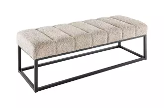 Lavice PETIT BEAUTE 110 CM greige šampaňská colin bouclé Lavice PETIT BEAUTE 110 CM greige šampaňská colin bouclé