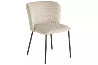 2SET jídelní židle LYON béžová manšestr 2SET jídelní židle LYON béžová manšestr