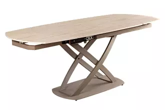 Jídelní stůl INCEPTION GREIGE 130-190 CM travertin rozkládací Jídelní stůl INCEPTION GREIGE 130-190 CM travertin rozkládací