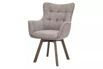 2SET jídelní křeslo THOR taupe/wenge otočné 2SET jídelní křeslo THOR taupe/wenge otočné