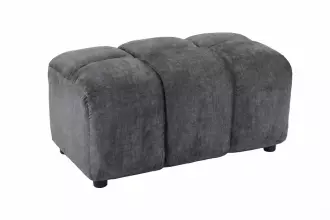 Taburet CLOUD 100 CM šedý samet Taburet CLOUD 100 CM šedý samet