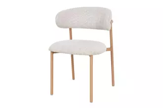 2SET jídelní židle BELFORT béžová/přírodní 2SET jídelní židle BELFORT béžová/přírodní