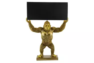 Stolní lampa KING APE 65 CM zlatá/černá Stolní lampa KING APE 65 CM zlatá/černá