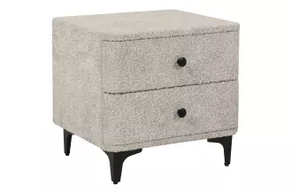 Noční stolek ART DECO 45 CM greige colin bouclé Noční stolek ART DECO 45 CM greige colin bouclé