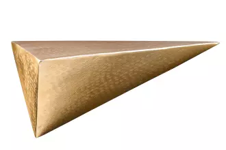 Nástěnná police PYRAMID 40 CM zlatá Nástěnná police PYRAMID 40 CM zlatá