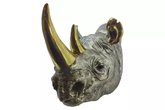 Nástěnná dekorace RHINO 60 CM zlatá Nástěnná dekorace RHINO 60 CM zlatá
