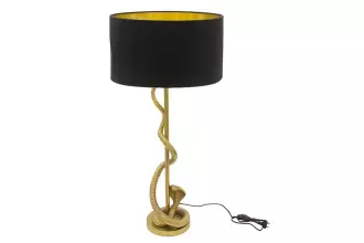 Stolní lampa WILDLIFE COBRA 110 CM zlatá/černá Stolní lampa WILDLIFE COBRA 110 CM zlatá/černá