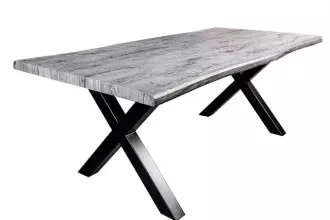 Jídelní stůl WILD 160 CM vzhled šedý divoký dub Jídelní stůl WILD 160 CM vzhled šedý divoký dub