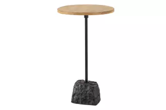 Odkládací stolek TRAYFUL 55 CM mramor/masiv mango Odkládací stolek TRAYFUL 55 CM mramor/masiv mango