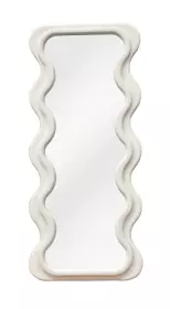 Nástěnné zrcadlo CURVY 160 CM bílá Nástěnné zrcadlo CURVY 160 CM bílá