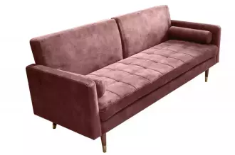 Pohovka COUTURE 195 CM tmavě růžová rozkládací Pohovka COUTURE 195 CM tmavě růžová rozkládací
