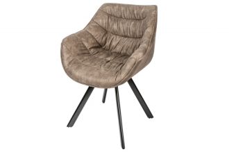 Židlo-křeslo DUTCH COMFORT taupe mikrovlákno, II. jakost (A) Židlo-křeslo DUTCH COMFORT taupe mikrovlákno, II. jakost (A)