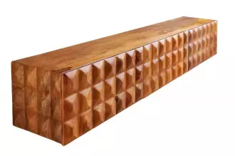Závěsný televizní stolek VULCANO 160 CM masiv mango Závěsný televizní stolek VULCANO 160 CM masiv mango