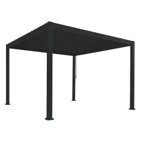 Zahradní stínění REFLECT černé 3x4m - sloupy 8 cm Zahradní stínění REFLECT černé 3x4m - sloupy 8 cm