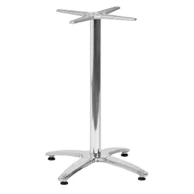Zahradní stolová podnož ROMA 4 stříbrná pro desky max O80cm nebo 80×80cm Zahradní stolová podnož ROMA 4 stříbrná pro desky max O80cm nebo 80×80cm