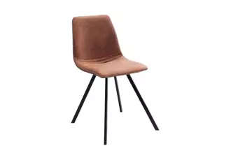 2SET židle AMSTERDAM vintage světle hnědá mikrovlákno 2SET židle AMSTERDAM vintage světle hnědá mikrovlákno
