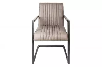 2SET konzolová židle BIG ASTON S PODRUČKAMI taupe mikrovlákno 2SET konzolová židle BIG ASTON S PODRUČKAMI taupe mikrovlákno