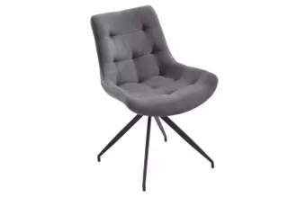 2SET židlo-křeslo DIVANI light grey black retro 2SET židlo-křeslo DIVANI light grey black retro