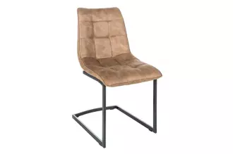 2SET konzolová židle MIAMI taupe hnědá mikrovlákno 2SET konzolová židle MIAMI taupe hnědá mikrovlákno
