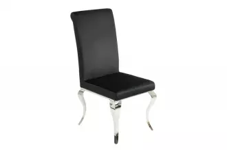 2SET židle MODERN BAROCCO černá samet 2SET židle MODERN BAROCCO černá samet