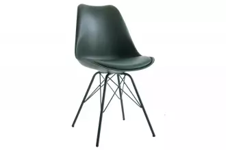 2SET jídelní židle SCANDINAVIA RETRO tmavě zelená 2SET jídelní židle SCANDINAVIA RETRO tmavě zelená
