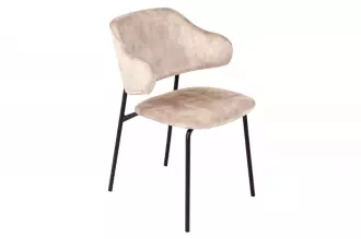 2SET jídelní židle TRACY šampaňská/černá samet 2SET jídelní židle TRACY šampaňská/černá samet