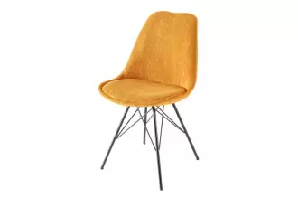 2SET jídelní židle SCANDINAVIA CORD tmavě žlutá / černá 2SET jídelní židle SCANDINAVIA CORD tmavě žlutá / černá