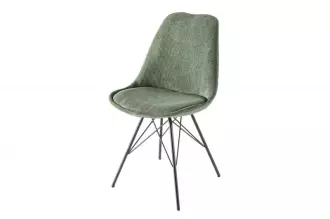 2SET jídelní židle SCANDINAVIA CORD zelená / černá 2SET jídelní židle SCANDINAVIA CORD zelená / černá