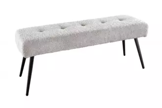 Lavice BOUTIQUE 100 CM šampaňská greige colin bouclé Lavice BOUTIQUE 100 CM šampaňská greige colin bouclé