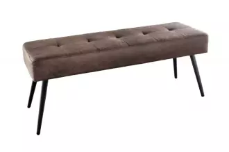 Lavice BOUTIQUE 100 CM hnědá mikrovlákno Lavice BOUTIQUE 100 CM hnědá mikrovlákno