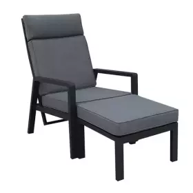 Zahradní set křesla s podnožkou MAY antracit Zahradní set křesla s podnožkou MAY antracit