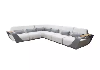 Zahradní 5 místná rohová souprava ONDA GREY WHITE Zahradní 5 místná rohová souprava ONDA GREY WHITE