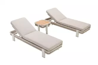 Zahradní set lehátka BORROMEO TAUPE Zahradní set lehátka BORROMEO TAUPE