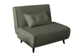 Rozkládací křeslo SMART MULTIFUNCTION 100 CM zelená manšestr