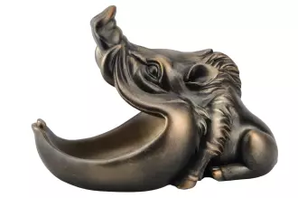 Dekorační mísa WARTHOG 30 CM bronzová