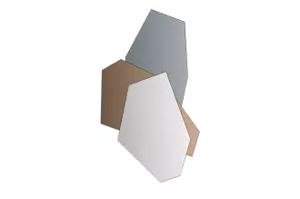 Nástěnné zrcadlo GEOMETRIC II 125 CM vícebarevné