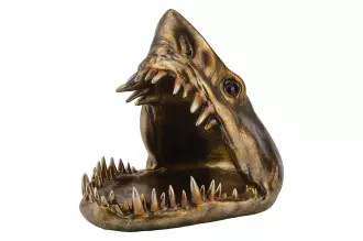 Dekorační mísa SHARK 25 CM bronzová
