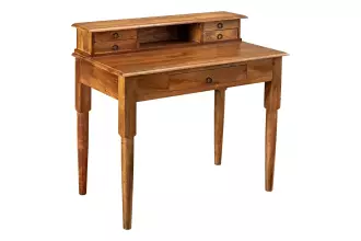 Sekretář HEMINGWAY 90 CM medový masiv mango