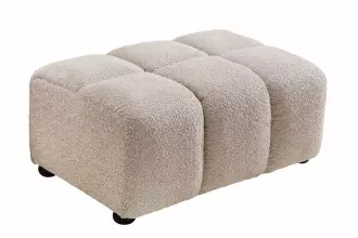 Taburet CLOUD 100 CM šampaňský greige colin bouclé