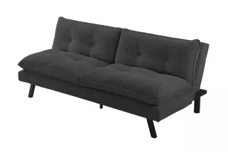Rozkládací pohovka COCOONING 190 CM šedá manšetr