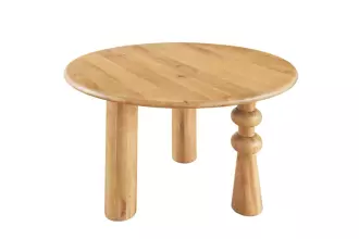 Kulatý jídelní stůl ARTE 120 CM masiv mango