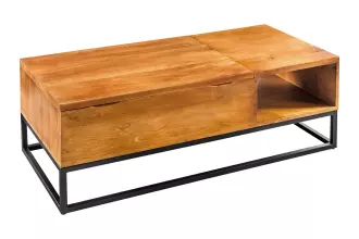 Konferenční stolek MAKASSAR FUNCTION 110 CM masiv mango honey